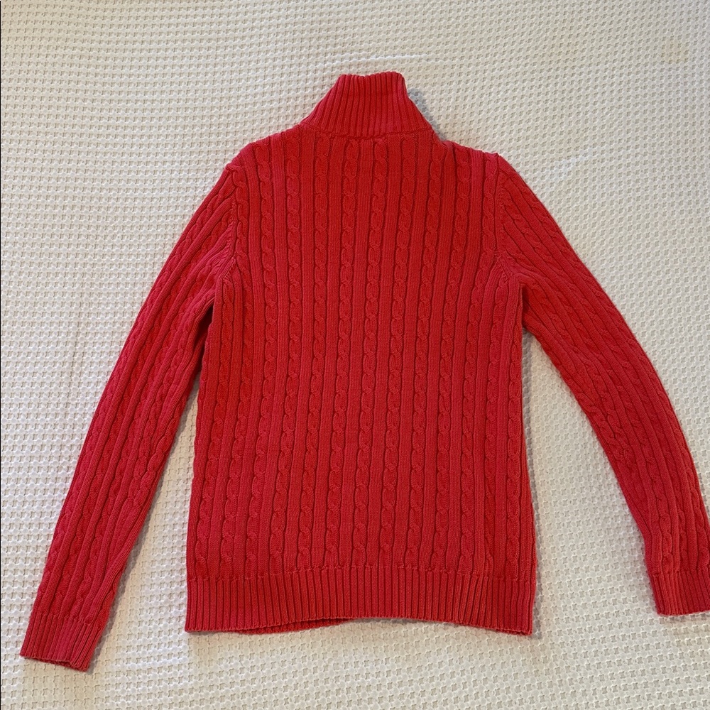 Lauren Ralph Lauren Cable-Knit Full-Zip Sweater - Picture 4 of 4